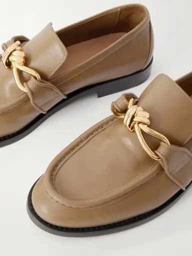 Bottega Veneta Astaire Embellished Leather Loafers | Thumbnail 5