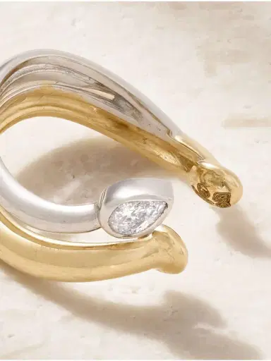 L’Atelier Nawbar Boa 18-karat Gold Diamond Earring | Thumbnail 3 L’Atelier Nawbar Boa 18-karat Gold Diamond Earring | Thumbnail 3