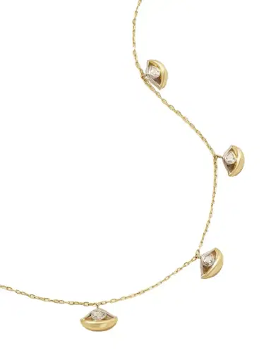 L’Atelier Nawbar Five Mini Eyes 18-karat Gold Diamond Chocker | Thumbnail 1 L’Atelier Nawbar Five Mini Eyes 18-karat Gold Diamond Chocker | Thumbnail 1