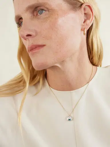 L’Atelier Nawbar Sun Down 18-karat Gold Multistone Necklace | Thumbnail 2