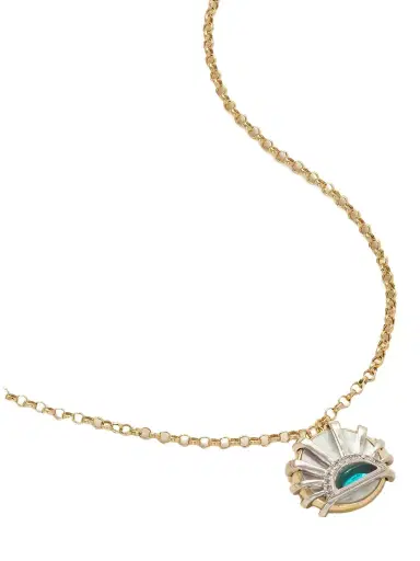 L’Atelier Nawbar Sun Down 18-karat Gold Multistone Necklace | Thumbnail 1