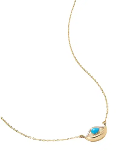 L’Atelier Nawbar 18-karat Gold Turquoise Necklace | Thumbnail 1