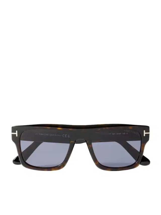 Tom Ford Cyrus Square-frame Tortoiseshell Acetate Sunglasses