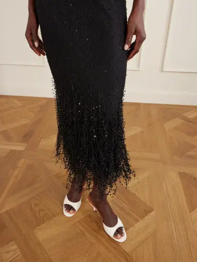Simkhai Irisa Embellished Lace Midi Dress | Thumbnail 4