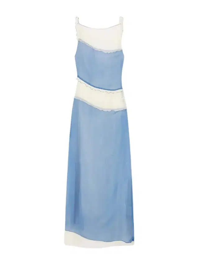 Aurelia Paneled Chiffon Midi Dress