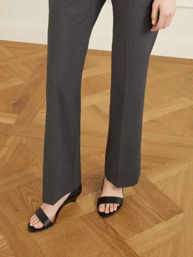 Jil Sander Leather Wedge Sandals | Thumbnail 2 Jil Sander Leather Wedge Sandals | Thumbnail 2