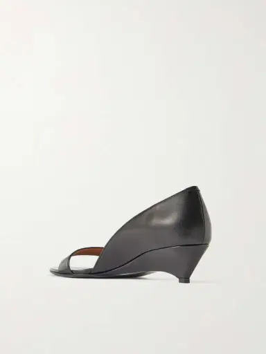 Jil Sander Leather Wedge Sandals | Thumbnail 3 Jil Sander Leather Wedge Sandals | Thumbnail 3