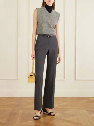 Jil Sander Leather Wedge Sandals | Thumbnail 4 Jil Sander Leather Wedge Sandals | Thumbnail 4