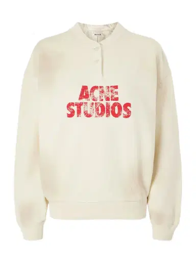 Acne Studios Printed Cotton-jersey Sweatshirt | Thumbnail 1