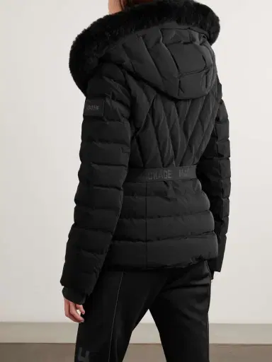 Mackage Elita Plush-trimmed Hooded Belted Quilted Down Ski Jacket | Thumbnail 3
