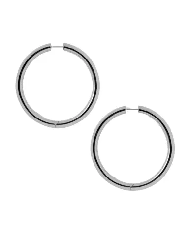 Jennifer Fisher 1.5 Lilly Hinged Baby Hoops | Thumbnail 1 Jennifer Fisher 1.5 Lilly Hinged Baby Hoops | Thumbnail 1