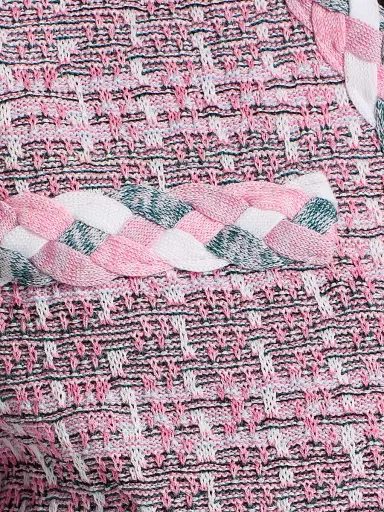 Misook Women's Tweed Knit Jacket - Pink Parfait Multi - Size XXL | Thumbnail 7 Misook Women's Tweed Knit Jacket - Pink Parfait Multi - Size XXL | Thumbnail 7