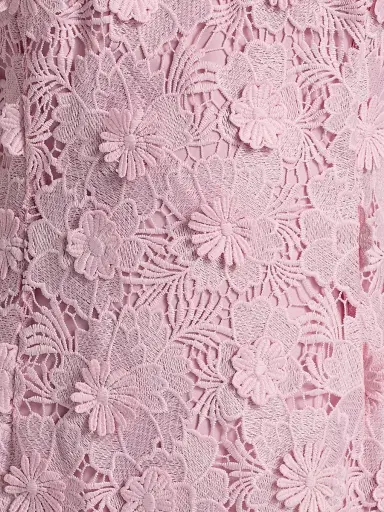 Misook Women's Floral Lace Appliqué Midi-Dress - Cherry Blossom - Size XXL | Thumbnail 7