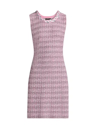 Misook Women's Tweed Knit Sheath Minidress | Thumbnail 1