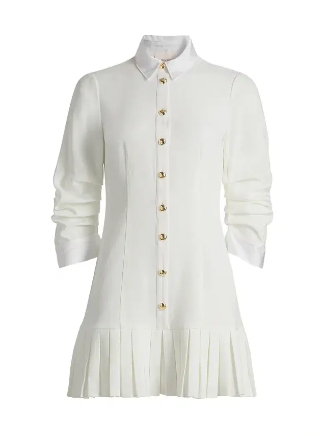Women's Lucilla Pleated Crepe Minidress -