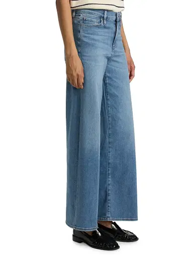 Frame Women's Le Slim High-Rise Wide-Leg Jeans - Clue - Size 31 | Thumbnail 4
