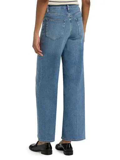 Frame Women's Le Slim High-Rise Wide-Leg Jeans - Clue - Size 31 | Thumbnail 5