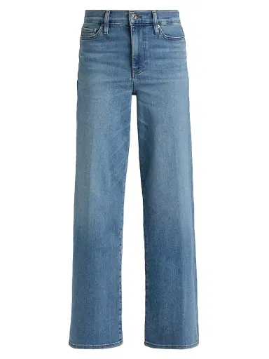 Frame Women's Le Slim High-Rise Wide-Leg Jeans - Clue - Size 31 | Thumbnail 1