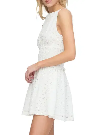 Hill House Home Women's The Joanna Dress - White Floral Broderie | Thumbnail 4