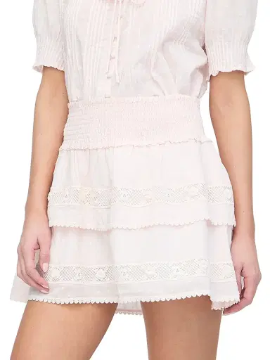 Hill House Home Women's The Meena Skirt - Powder Pink Swiss Dot - Size XL | Thumbnail 6 Hill House Home Women's The Meena Skirt - Powder Pink Swiss Dot - Size XL | Thumbnail 6
