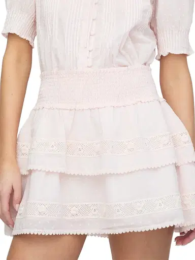 Hill House Home Women's The Meena Skirt - Powder Pink Swiss Dot - Size XL | Thumbnail 7 Hill House Home Women's The Meena Skirt - Powder Pink Swiss Dot - Size XL | Thumbnail 7