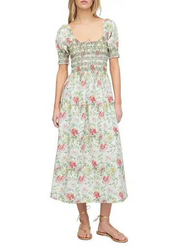 Hill House Home Women's The Madeline Nap Dress - Peony Chintz - Size Medium | Thumbnail 2