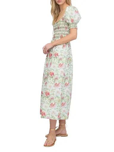 Hill House Home Women's The Madeline Nap Dress - Peony Chintz - Size Medium | Thumbnail 4