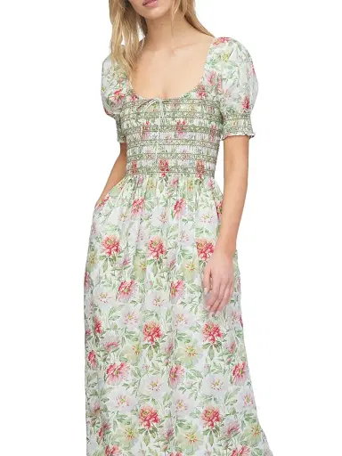Hill House Home Women's The Madeline Nap Dress - Peony Chintz - Size Medium | Thumbnail 6