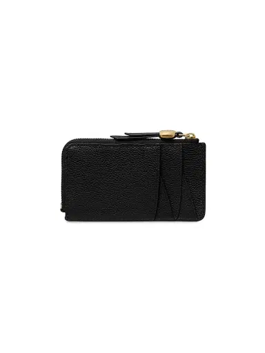 Tory Burch Women's Romy Leather Card Case - Black | Thumbnail 3 Tory Burch Women's Romy Leather Card Case - Black | Thumbnail 3