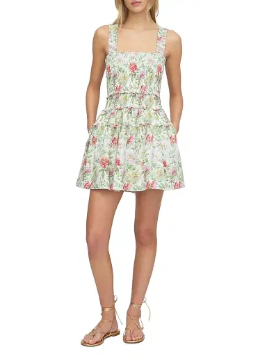 Hill House Home Women's The Azalea Mini Nap Dress - Peony Chintz - Size XL | Thumbnail 2