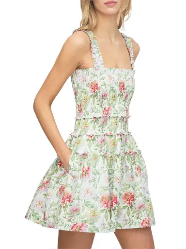 Hill House Home Women's The Azalea Mini Nap Dress - Peony Chintz - Size XL | Thumbnail 3