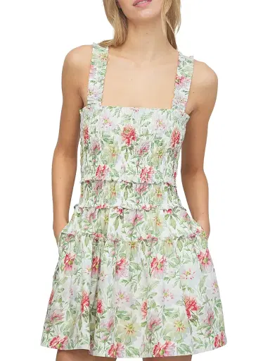 Hill House Home Women's The Azalea Mini Nap Dress - Peony Chintz - Size XL | Thumbnail 6