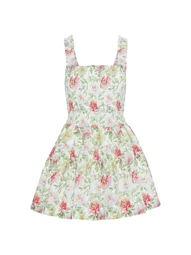 Hill House Home Women's The Azalea Mini Nap Dress - Peony Chintz - Size XL | Thumbnail 1