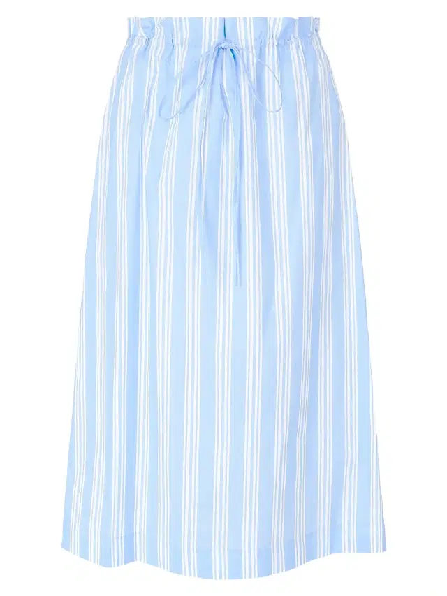 Women's Shore Striped Stretch-Cotton Midi-Skirt - Ventura Stripe