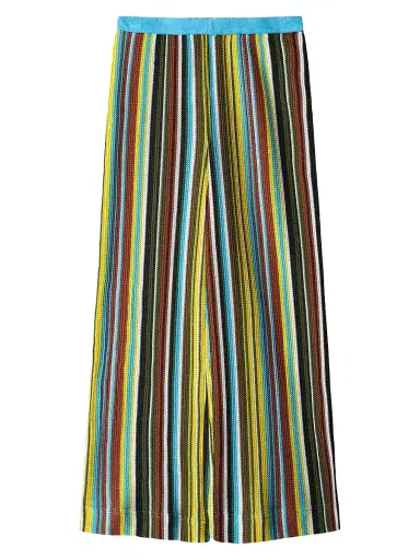 Staud Women's Ali Striped Wide-Leg Pants | Thumbnail 1