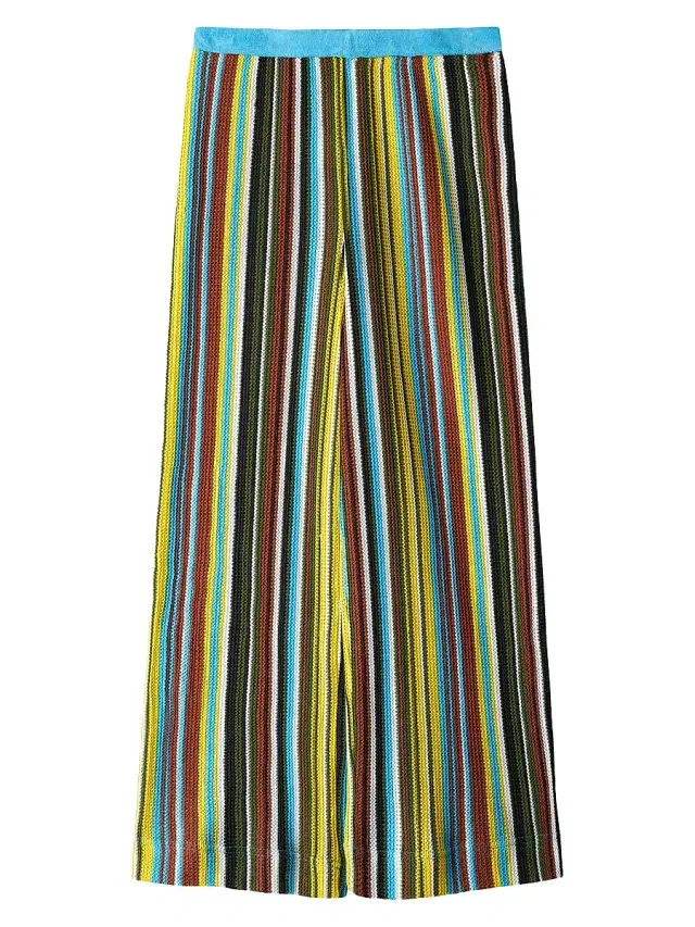 Staud Women's Ali Striped Wide-Leg Pants - Skate Stripe