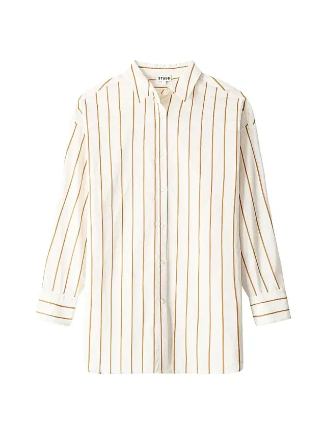 Women's Kendy Striped Cotton-Blend Shirt - Solana Stripe