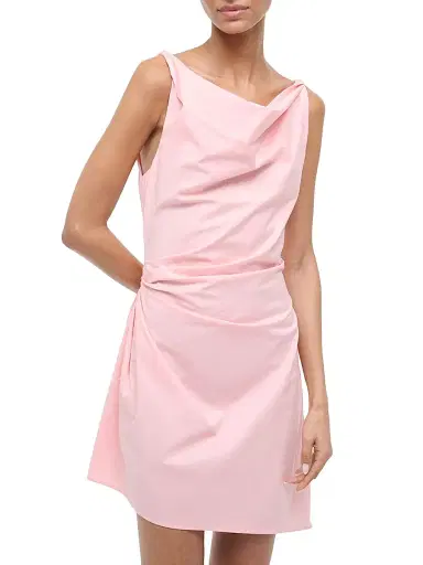Staud Women's Callie Stretch-Cotton Minidress - Tulip - Size 12 | Thumbnail 3 Staud Women's Callie Stretch-Cotton Minidress - Tulip - Size 12 | Thumbnail 3