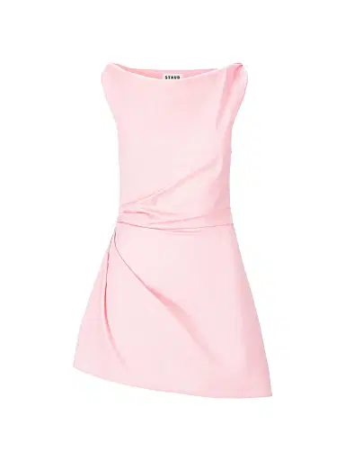Staud Women's Callie Stretch-Cotton Minidress - Tulip - Size 12 | Thumbnail 1 Staud Women's Callie Stretch-Cotton Minidress - Tulip - Size 12 | Thumbnail 1