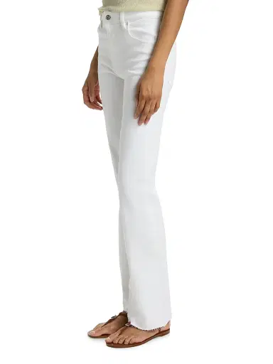Frame Women's The Reboot Straight-Leg Jeans - White Raw After - Size 26 | Thumbnail 4 Frame Women's The Reboot Straight-Leg Jeans - White Raw After - Size 26 | Thumbnail 4