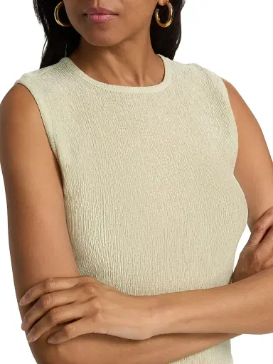 Frame Women's The Dimensional Textured Mesh Tank | Thumbnail 6 Frame Women's The Dimensional Textured Mesh Tank | Thumbnail 6