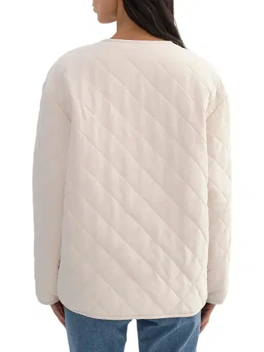 LAMARQUE Women's Hera Quilted Collarless Jacket | Thumbnail 5 LAMARQUE Women's Hera Quilted Collarless Jacket | Thumbnail 5
