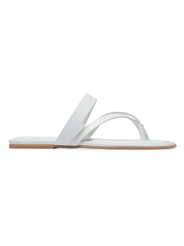 Bernardo Women's Ocana Toe Ring Sandals - White