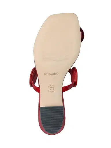 Bernardo Women's Jupiter Moon Low Heel Sandals - Red - Size 6 | Thumbnail 4