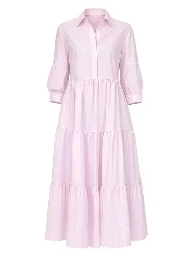 Callas Milano Women's Marseille Tiered Dress - Pink