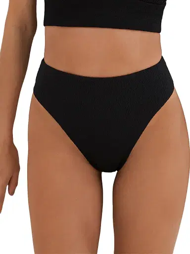 ViX by Paula Hermanny Women's Tropical Tropezienne Firenze Gigi Hot Pants - Black | Thumbnail 2
