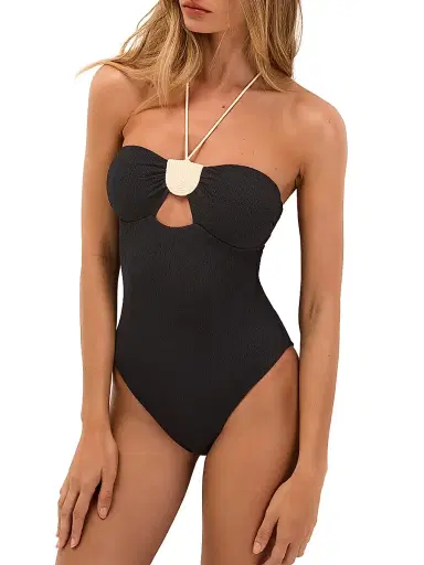 ViX by Paula Hermanny Women's Firenze Yara One-Piece Swimsuit - Black - Size Small | Thumbnail 2 ViX by Paula Hermanny Women's Firenze Yara One-Piece Swimsuit - Black - Size Small | Thumbnail 2