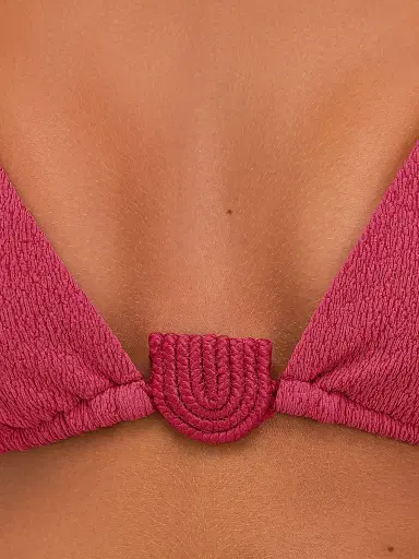 ViX by Paula Hermanny Women's Firenze Yara Triangle Bikini Top - Pink - Size Small | Thumbnail 7 ViX by Paula Hermanny Women's Firenze Yara Triangle Bikini Top - Pink - Size Small | Thumbnail 7
