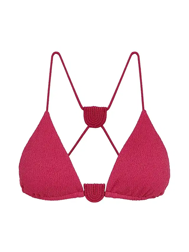 Women's Firenze Yara Triangle Bikini Top - Pink