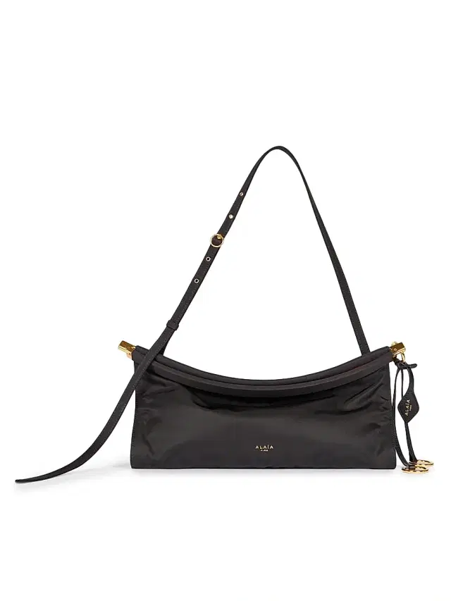 ALAIA Women's  Le Clik East West Padded Nylon Shoulder Bag - Noir
